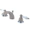 Kingston Brass KB947B Mini-Widespread Bathroom Faucet, Brushed Nickel/Polished Chrome KB947B - alternate 1